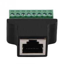 DVR Pino Terminal de Parafuso Do Conector Ethernet RJ45 Fêmea para Jack 8 HOT Atacado 2024 - compre barato