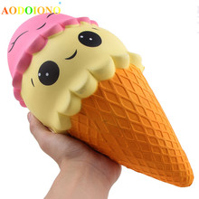 25cm Large Kawaii Cute Double-Head Ice Cream Squishy Toy  Squeeze Slow Rising Jumbo Charms Squishy Kids Children Adult Toys Gift 2024 - buy cheap