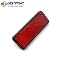 Red Rectangle Rear Fender Mount Reflector Reflective Plate Safety Warning For Yamaha XG250 XG 250 Tricker 2024 - buy cheap