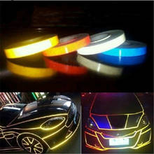 Car Reflective Stickers Body Decoration Strip Motorcycle Stickers Luminous Burst Car Stickers Waterproof Reflective Film Warning 2024 - buy cheap