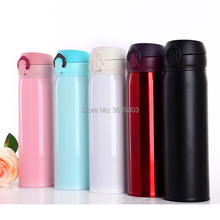450ml Travel Mug Water Thermos Stainless Steel Double Wall Thermal Cup Bottle Vacuum Cup School Home Tea Coffee Drink Bottle 2024 - buy cheap