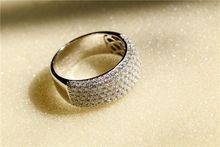 Простое модное кольцо из циркония с несколькими кольцами из циркония для свадебной вечеринки для женщин 2024 - купить недорого