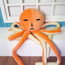 Octopus plush toy Anime marine animals cosplay prop funny doll Two dimensions soft pillow 130cm gift Halloween party supplies 2024 - buy cheap
