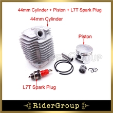 44mm Cabeça Do Cilindro + 12mm Pino Do Pistão Anel + L7T Spark Plug Para 2 Tempos 49cc Motor Chinês mini ATV Quad Bicicleta Da Sujeira do Bolso. 2024 - compre barato