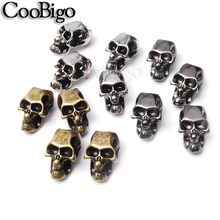 2pcs Colorful Metal Skull Beads Knife Lanyard For Paracord Bracelet Garment Zipper Pull Outdoor Backpack DIY Craft Accessory 2024 - buy cheap