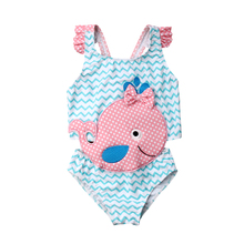 2019 Summer Baby Girls Goldfish Swimwear Swimsuit Beachwear Bathing Suit One Piece 2024 - buy cheap