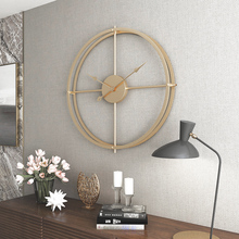 Nordic wall clock living room decoration minimalist home silent wall hanging table atmosphere creative modern luxury mute clock 2024 - buy cheap