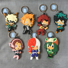 350 pçs/lote meu herói academia chaveiro bakugou katsuki todoroki shoto midoriya izuku figura anel cosplay pingente de brinquedo navio por dhl 2024 - compre barato