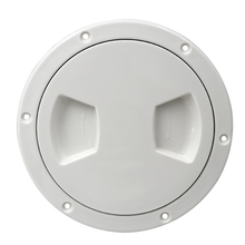 5” Marine Screw Out Deck Plate Inspection Hatch Plastic Access Boat RV Round 2024 - buy cheap