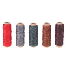 150D 50m/Roll Wax Thread Handmade Leather Goods Water-Proof Thread Leather Handicraft Wax Thread Sewing Accessories 2024 - buy cheap