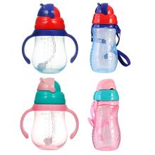 240 330ml Baby Cup Cute Children Learn Drinking Water Straw Handle Bottle Training Drink School Food Milk Bottles Buy Cheap In An Online Store With Delivery Price Comparison Specifications Photos And