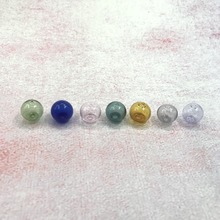 Lote de bolas de vidrio huecas de 12mm, 50 unids/lote, botella redonda de doble orificio, frasco de burbujas, globo de vidrio, accesorios de orbs, medallón de vidrio 2024 - compra barato