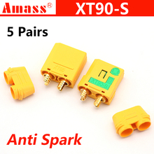 5pair Amass XT90S XT90-S Male Female Bullet Connector anti spark For RC DIY FPV Quadcopter brushless motor 2024 - buy cheap