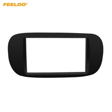 FEELDO Car Radio Audio 2DIN Panel Fascia Frame for FIAT 500 2007-2015 Stereo Face Fascia Plate Dash Trim Installation Kit#5108 2024 - buy cheap