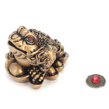 Chinese Feng Shui Money Lucky Fortune Wealth Frog Toad Coin Home Decoration Home Office Decoration Lucky Gifts 2024 - buy cheap