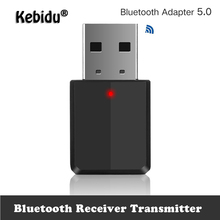 Kebidu Wireless Bluetooth Receiver Transmitter Adapters Mini Bluetooth 5.0 Audio Adapter 3.5mm AUX Cable USB Stereo For TV PC 2024 - buy cheap