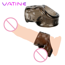 VATINE Penis Ring Scrotal Binding Cock Ring Adult Products Delay Ejaculation Silicone Sex Toys for Men Male Adult Products 2024 - buy cheap