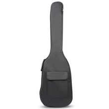 Черный водонепроницаемый рюкзак с двумя лямками для бас-гитары, сумка для концертов, чехол для электрических басов, толщина 5 мм, чехол с губчатой подкладкой для гитары 2024 - купить недорого