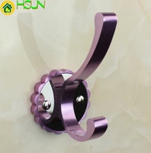 Unique Modern Purple Wall Hook Curtain Tie Backs / Coat Hooks Decorative Clothes Hangers Hat Hangers Kitchen Hooks 2024 - buy cheap