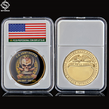 US Army Sniper Veni Vidi Vici One Shot-One Kill Gold Challenge Coin Collectibles Country Duty Honor 2024 - buy cheap
