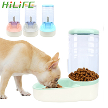 HILIFE-dispensador de comida de plástico para perros, productos para mascotas, cuenco de alimentación para gatos, alimentadores automáticos de 3,8 l 2024 - compra barato