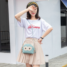2019 nova coruja dos desenhos animados das mulheres bolsa de couro linda menina mensageiro sacos versão coreana mini bolsa de ombro para mulheres embreagem 2024 - compre barato
