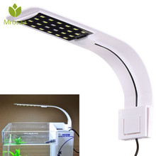 10W 110V/220V 24 LED Aquarium Light Clip Fish Tank Lamp White Blue Lighting Grow Light Waterproof Lamp For Fish Tanks EU/US 2024 - buy cheap