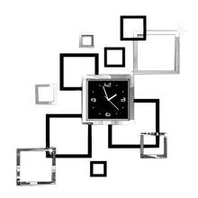 Living Room New Wall Clock 3D DIY Wall Clocks Home Decoration Watch Wall Clock Quartz Acrylic Mirror Stickers 2024 - buy cheap