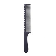 1PC Hair Brush Comb Anti-Static Hairdressing Comb Carbon Fibre Hair Cutting Straight Combs Professional Salon Styling Tool 2024 - buy cheap