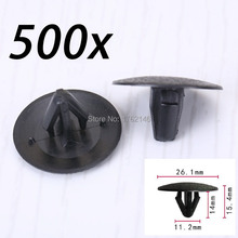 500x Hood Insulation Retainer Clips 81126-37010  For Hyundai Accent Elantra Equus Genesis Santa Fe for Kia Optima 2024 - buy cheap