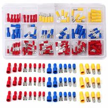 120Pcs Assorted Crimp Terminals Set Kits Electrical Insulated Cord Pin End 10-22AWG Wire Terminal Crimp Connector Spade Set Kit 2024 - buy cheap