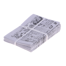 1Set 1/12 Dollhouse Miniature Accessory Newspaper Newsprint Life Scenes Decor 2024 - buy cheap