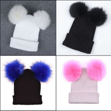 1pcs Hat Female Winter Caps Hats For Women Devil Horns Ear Cute Crochet Braided Knit Beanies Hat Warm Cap Hat Bonnet Homme Gorro 2024 - buy cheap