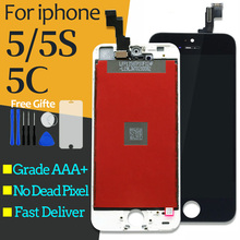 For Apple iPhone 5 5S 5C LCD Display Touch Digitizer Screen Replacement Black/White for iphone 5  lcd 2024 - buy cheap