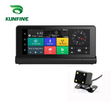 KUNFINE 10" Android GPS Navi Dash Cam Car DVR Mirror Video Recorder Dual Cameras Recording WIFI Bluetooth With 3G FM Transmit 2024 - buy cheap