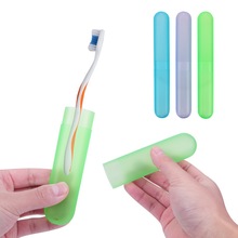 Caja de cepillo de dientes portátil de viaje, productos de baño para tapacubos de dientes, Protector de dientes de plástico para la salud de los cepillos, 1 unidad 2024 - compra barato