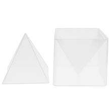 Molde de silicona Super Pyramid, joyería artesanal de resina, molde de cristal con marco de plástico, joyería artesanal, moldes de resina 2024 - compra barato