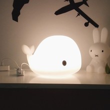 Luminária led noturna grande com desenhos baleias, para crianças, bebês, natal, presente de aniversário, brinquedo, decoração da vida marinha, lâmpada de mesa usb 2024 - compre barato