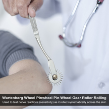 Medical Diagnostic Hammer Stainless Steel Pin Wheel Gear Roller Rolling Wheel Wartenberg Pinwheel For Men and Women 2024 - buy cheap