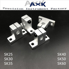 Axk-peças de roteador cnc com suporte para eixo linear, sk25, sk30, sk35, sk40, sk50, sk60, suporte para rolamento vertical 2024 - compre barato