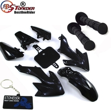 Stoneder preto carenagem kits de corpo alça para honda xr50 crf50 ssr thumpstar dhz 50cc-110cc 160cc pit sujeira trail motor bicicleta 2024 - compre barato