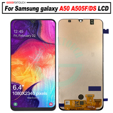Качество AAA для Samsung galaxy A50 A505F/DS A505F A505FD A505A дисплей сенсорный экран дигитайзер сборка для Samsung A50 lcd 2024 - купить недорого