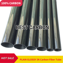 3 pcs of 13mm x 11mm  x 1000mm High Quality 3K Carbon Fiber Plain Fabric Wound/winded Tube 2024 - buy cheap