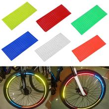 Adesivos refletivos para pneu de bicicleta, fita de segurança para decalque de rodas de bicicleta, ciclismo, motocicleta e pneu 2024 - compre barato