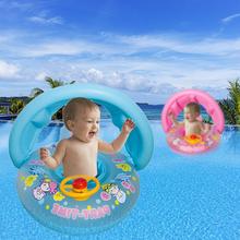Flotador de piscina inflable seguro para bebé, asiento ajustable, Parasol, anillo de asiento para bebé, bote de natación 2024 - compra barato