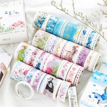 8pcs/lot Colorful DIY Decoration Washi Tape Scrapbooking Masking Tape Stickers Scrapbooking Washitape Washy Tape 024033 2024 - buy cheap