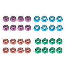 8pcs Pack Durable Skateboard Longboard Trucks Wheels Replacement Axle Nuts Hardware for Longboard Repair 2024 - buy cheap