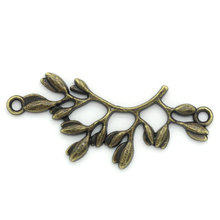 Lovely Connectors Findings Leaf Branch Antique Bronze 3.8x1.7cm,30PCs (B25113) 2024 - buy cheap