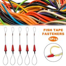 Portable Red Wire Traction Fish Tape Fiberglass Fish Tape Fishing Tool Reel Puller Conduit Duct Rodder Pulling Wire Cable 2024 - buy cheap