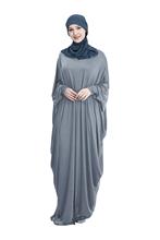 Abaya Prayer Dress Muslim Women Batwing Sleeve Jilbab Islamic Farasha Kaftan Full Length Maxi Dresses Arab Thobe Ramadan Gown 2024 - buy cheap